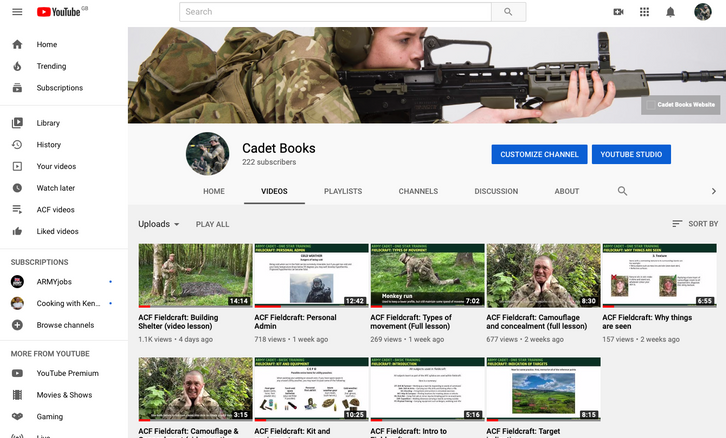 Cadet Books Youtube Channel